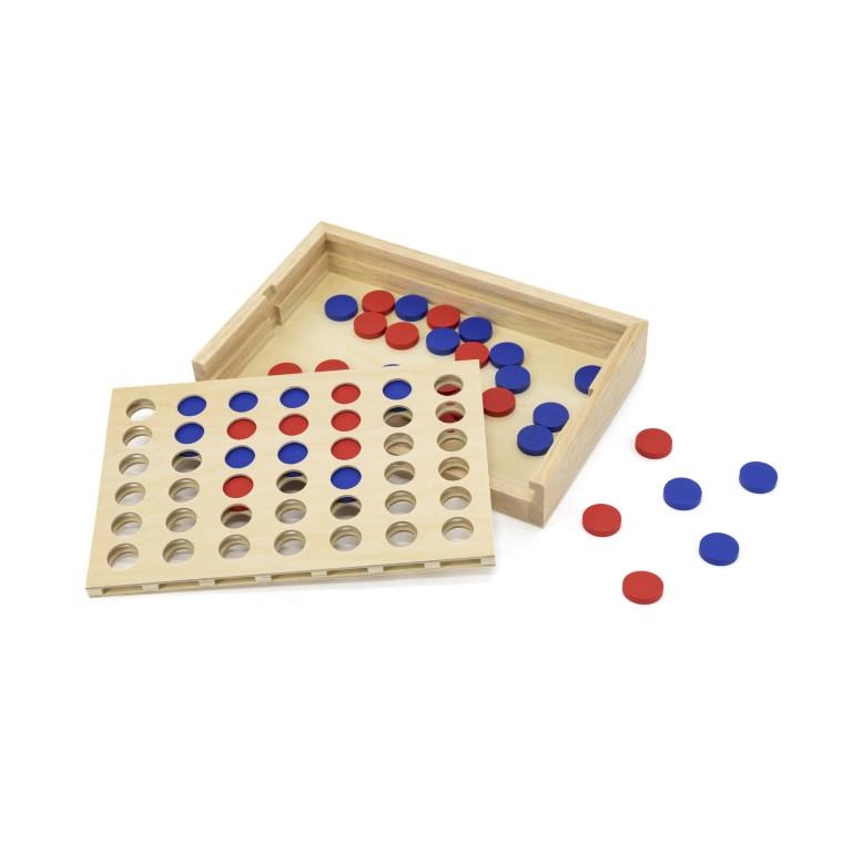 Four in a Row Game Wooden - Viga
