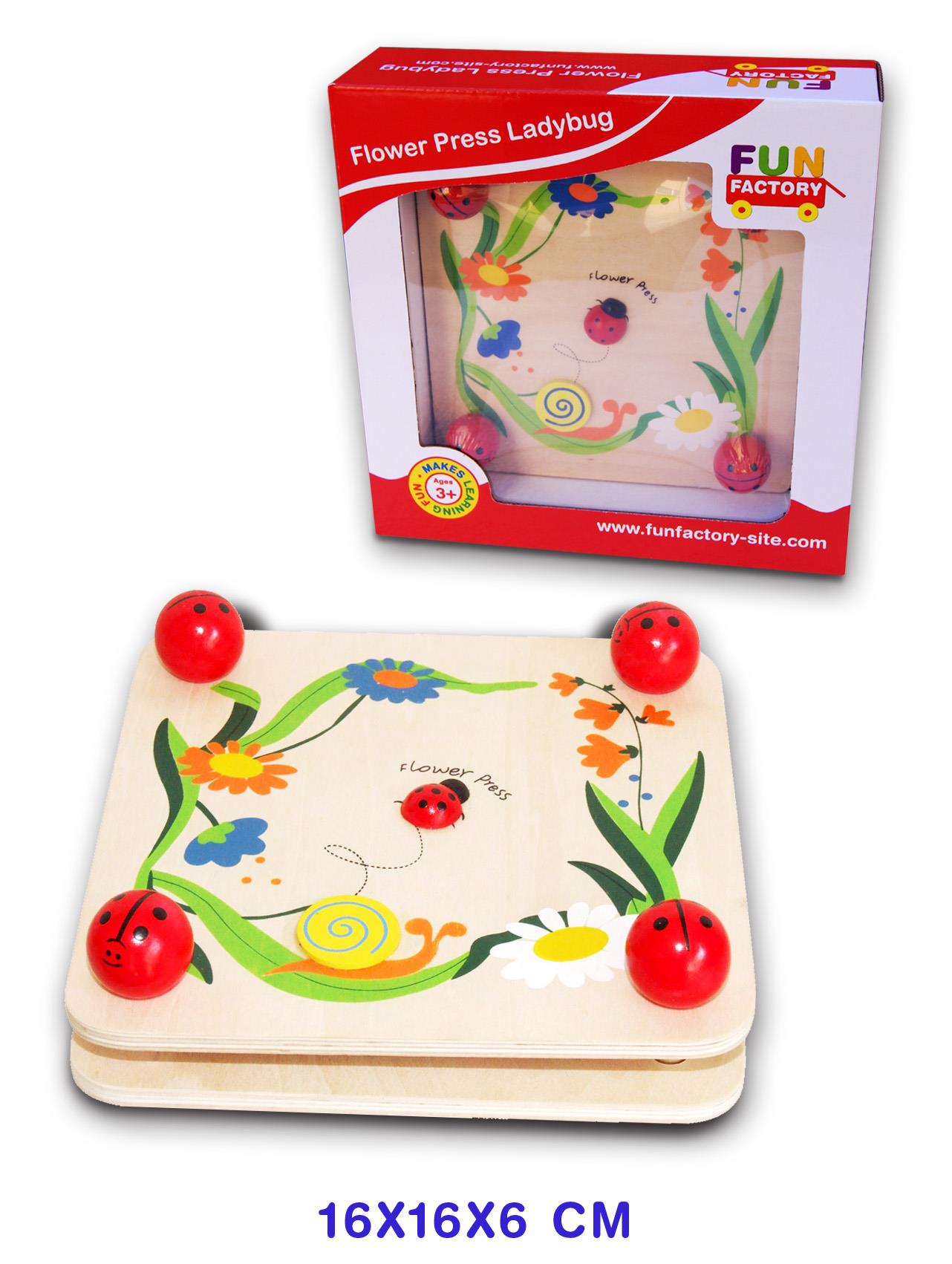 Ladybug Flower Press - Fun Factory