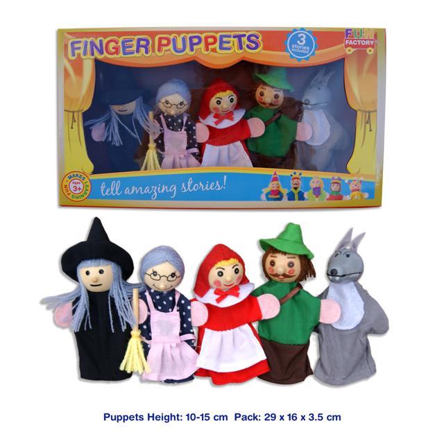 Red Riding Hood Finger Puppet Set