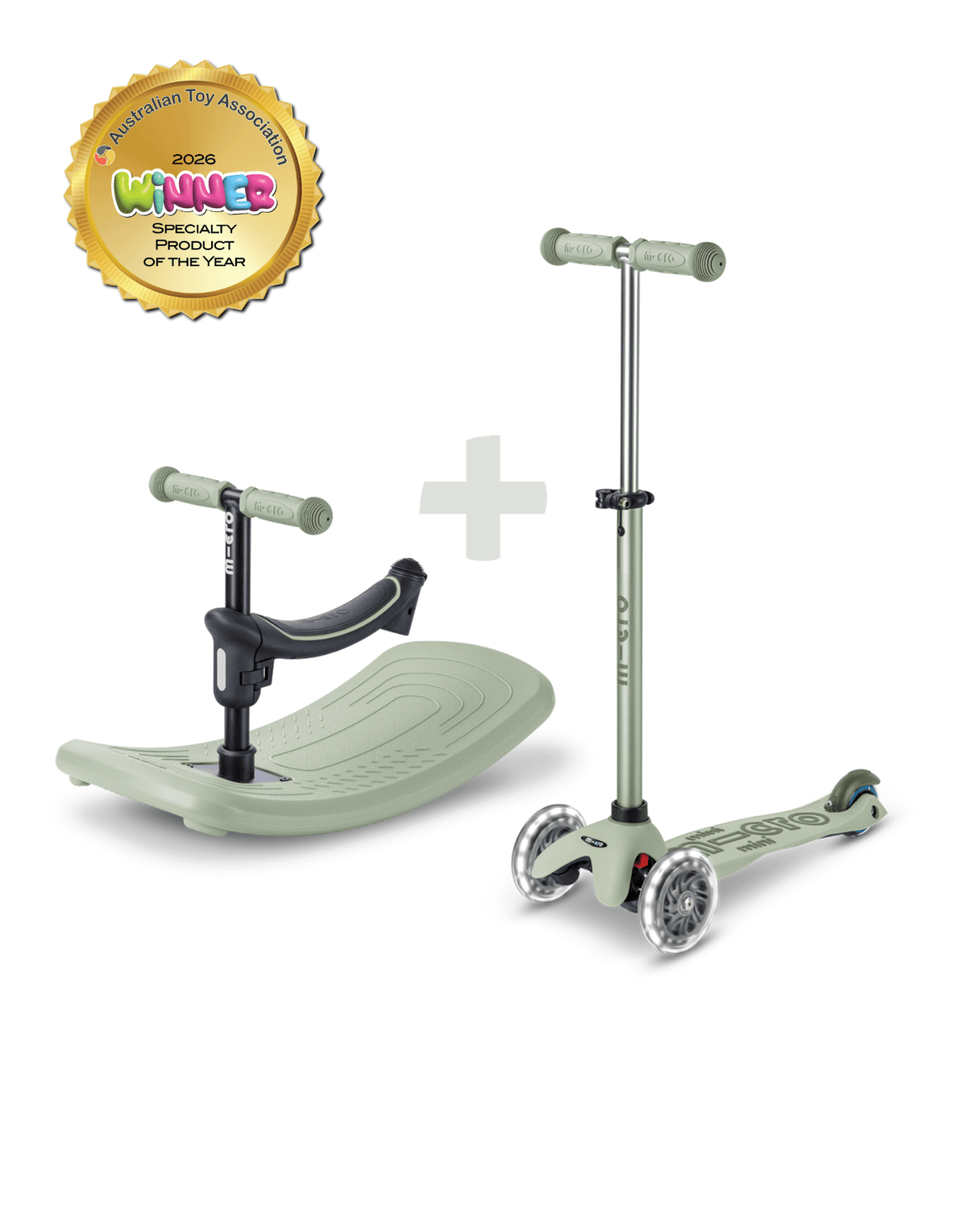 Mini Deluxe Rock &amp; Go LED - Micro Scooter