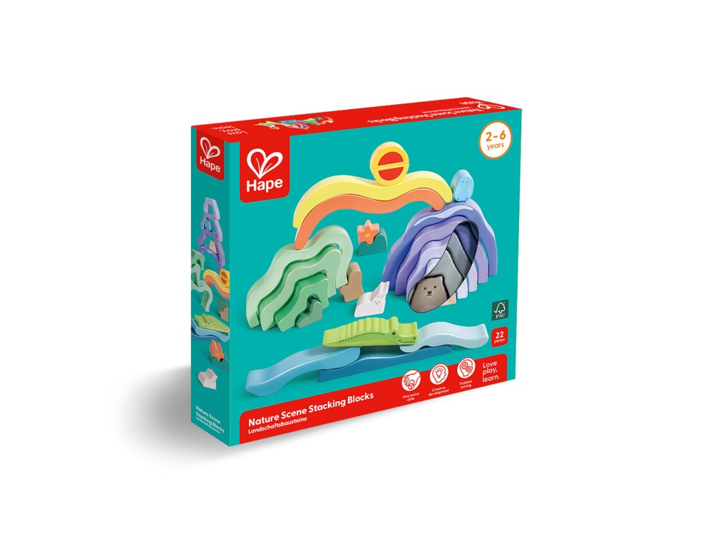 Nature Scene Stacking Blocks - Hape