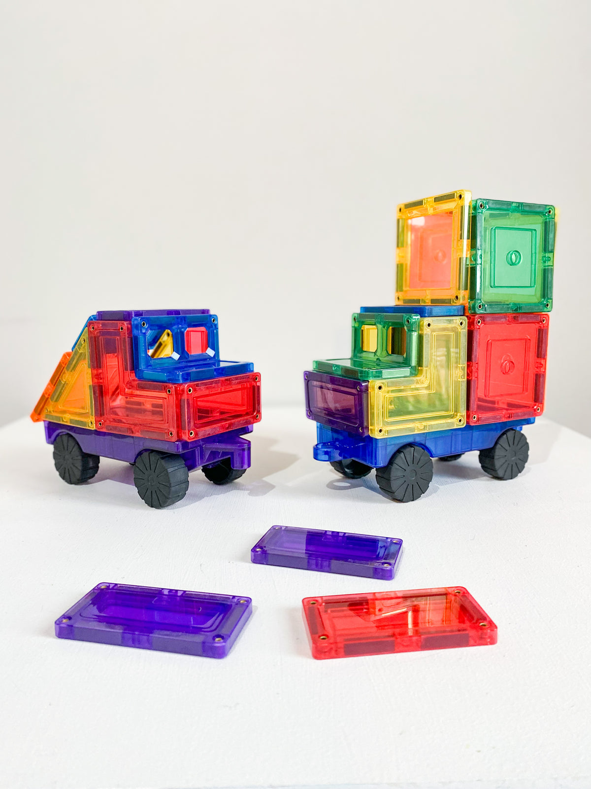 Car Pack 28pc Magnetic Tiles - Learn and Grow Toys