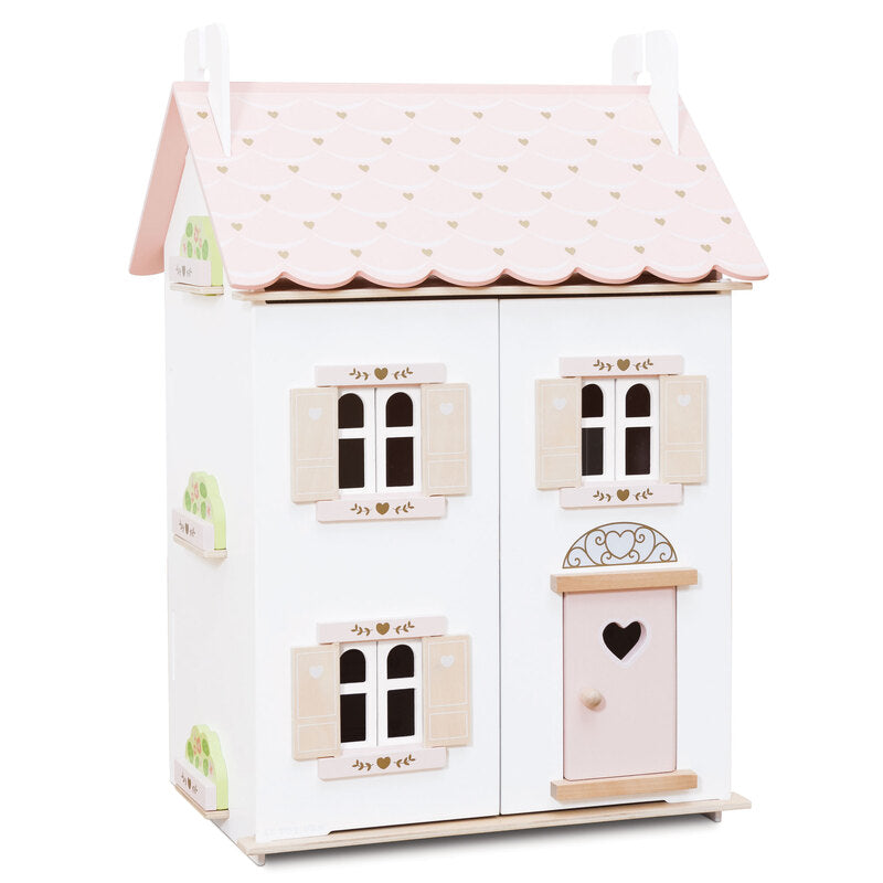 Wooden Rose Heart Doll House - Le Toy Van