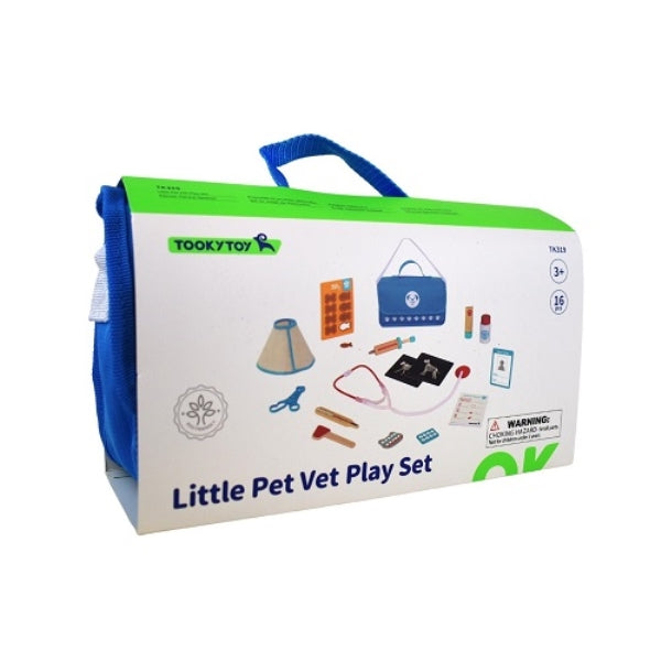 Wooden Vet Playset in Carry Bag