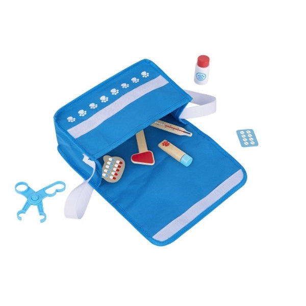 Wooden Vet Playset in Carry Bag