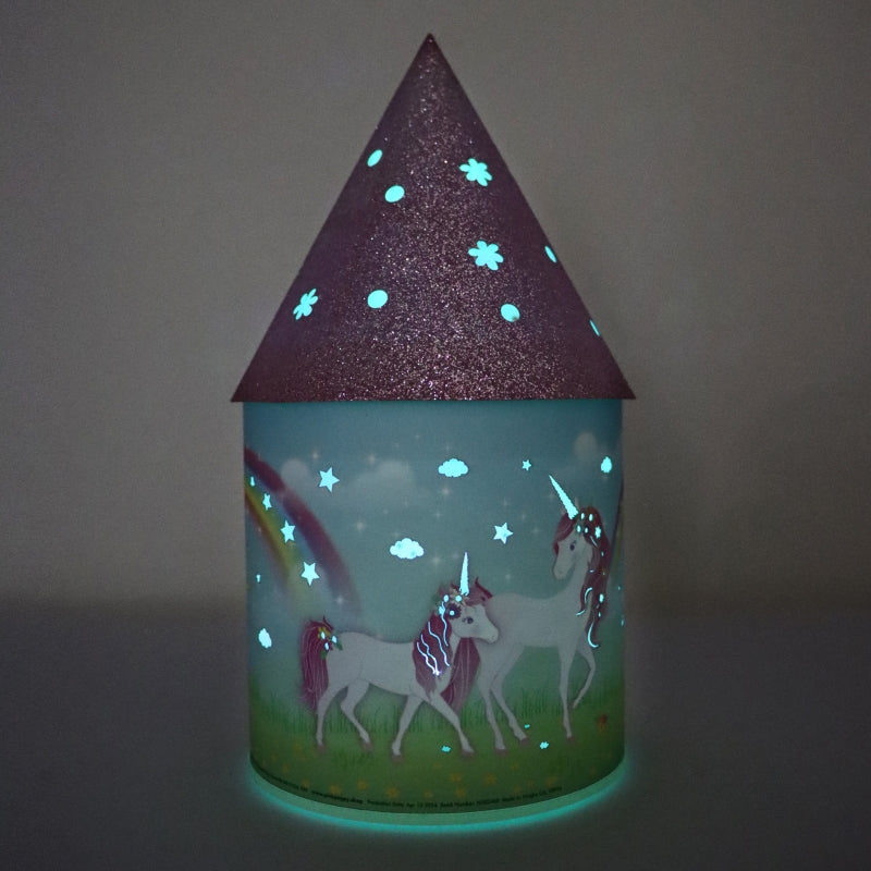 Stardust Unicorn Colour Changing Lantern - Pink Poppy