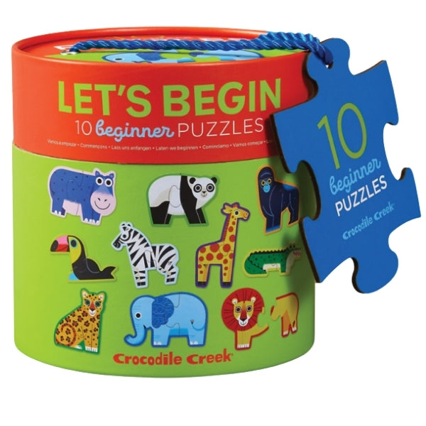 Lets Begin Puzzle Jungle 2pc - Crocodile Creek
