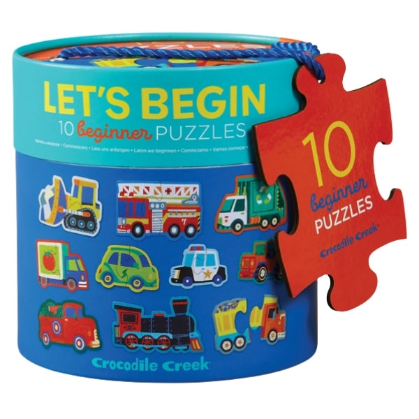 Lets Begin Puzzle Vehicles 2pc - Crocodile Creek