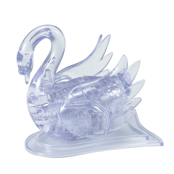 3D Clear Swan - Crystal Puzzle