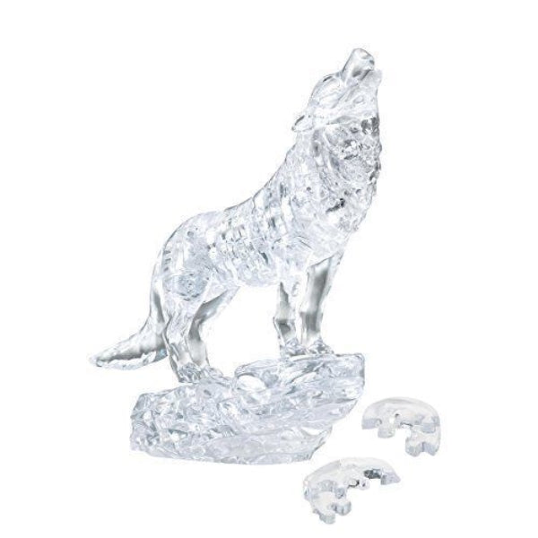 3D Silver Wolf - Crystal Puzzle