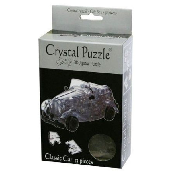 3D Black Classic Car - Crystal Puzzle