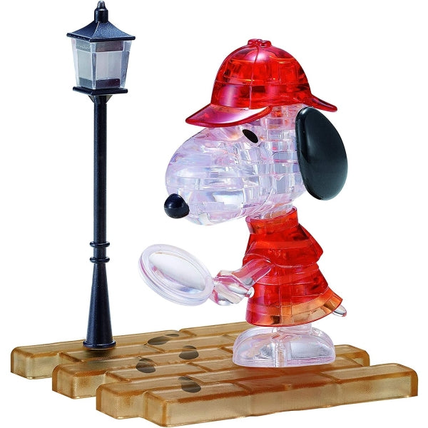 3D Snoopy Detective - Crystal Puzzle