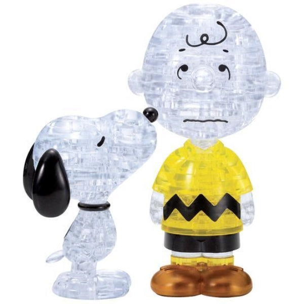 3D Snoopy and Charlie Brown - Crystal Puzzle