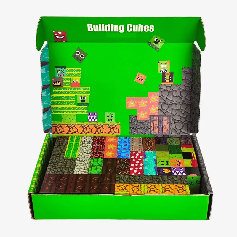 Magnetic Building Blocks 100pc Set Plants & Zombies  - Miniblox