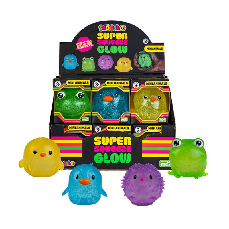 Super Squeeze Mini Animals GID - Smoosho's