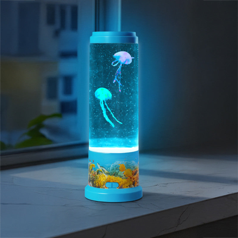 Jellyfish Cylinder LED Lamp