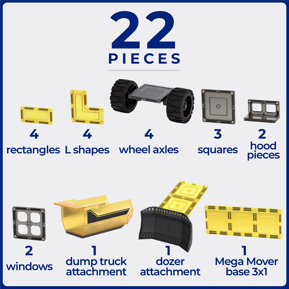 TileTek 22 piece Mega Earth Movers Set