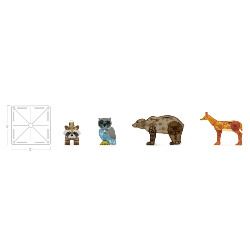 Forest Animals 25pc Set - Magna-Tiles