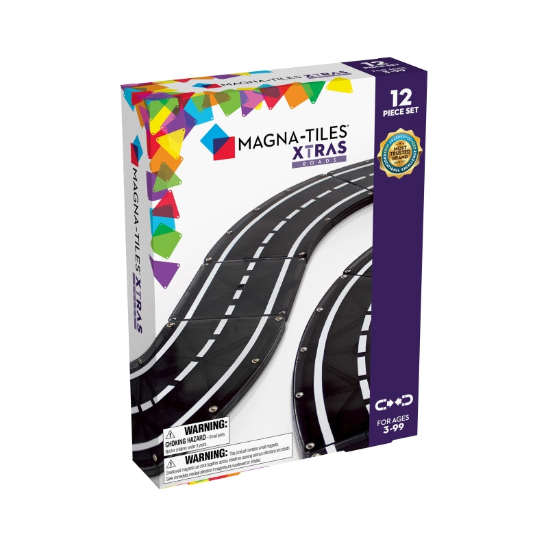 XTRAS Roads 12pc Set - Magna-Tiles