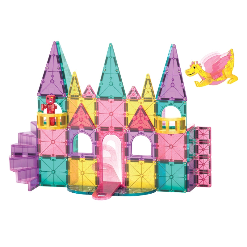Castle DLX + microMags 48pc Set - Magna Tiles