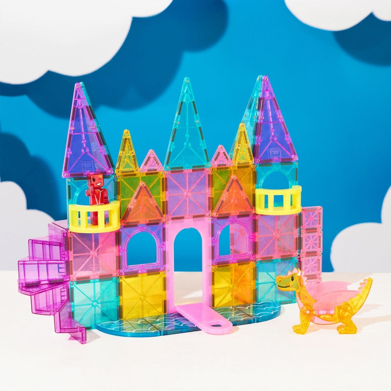 Castle DLX + microMags 48pc Set - Magna Tiles