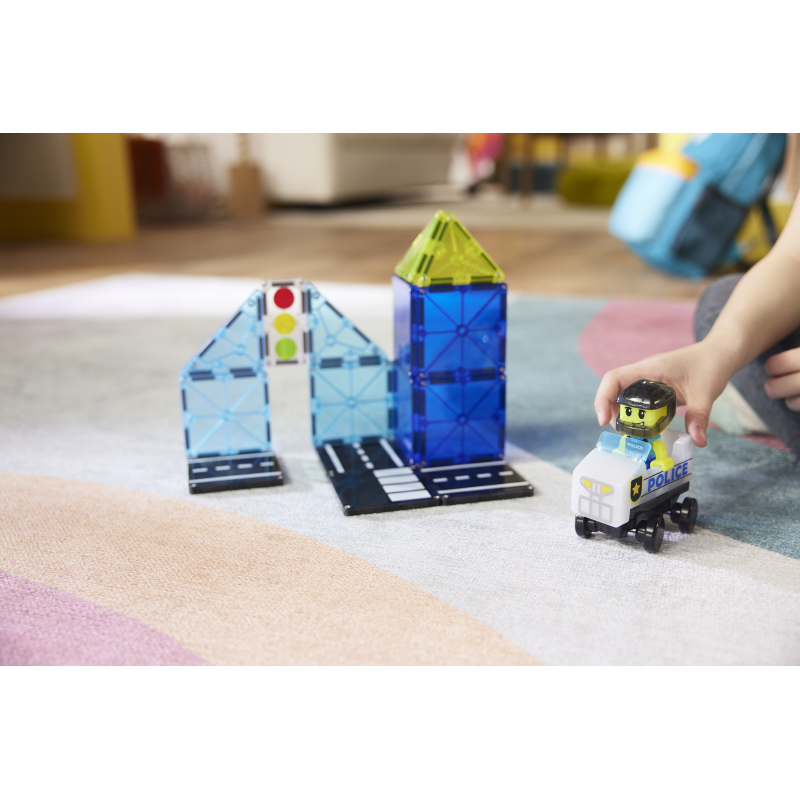 Police Patrol 20pc Set - Magna Tiles