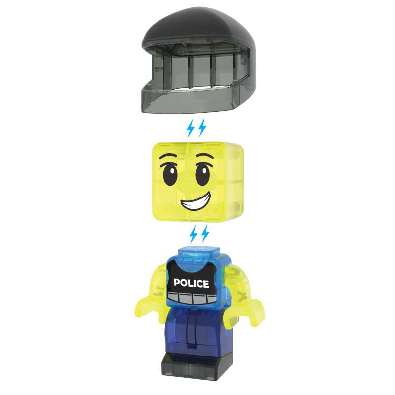 Police Patrol 20pc Set - Magna Tiles