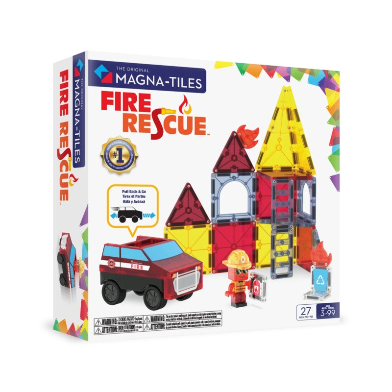 Fire Rescue 27 pc Set - Magna Tiles