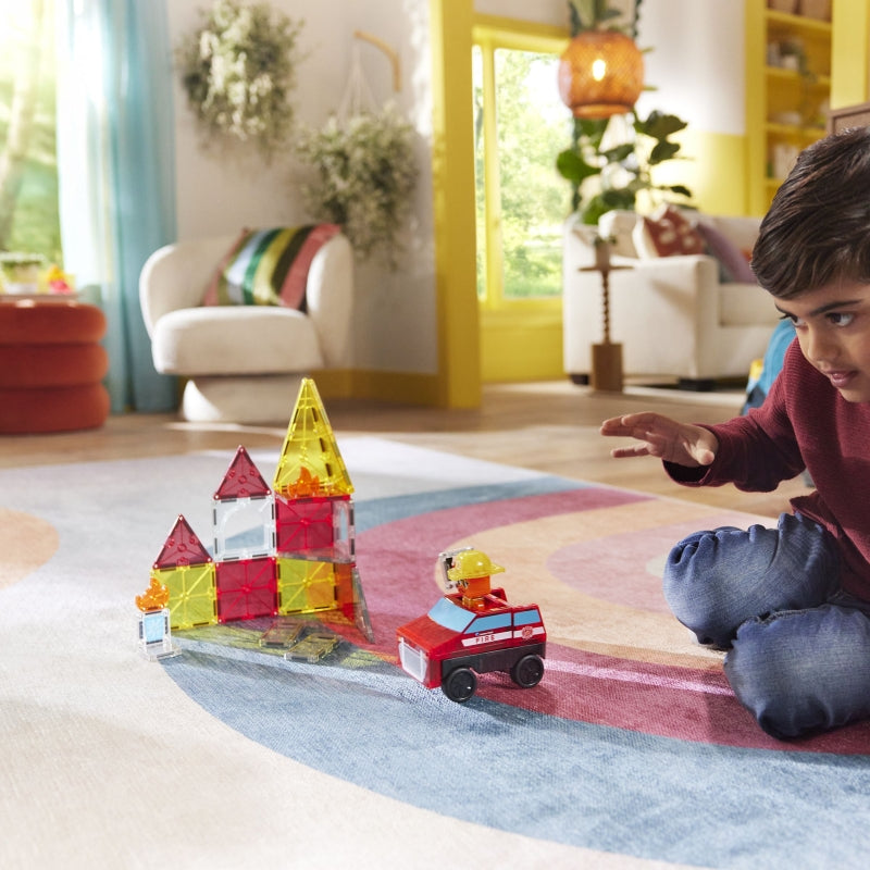 Fire Rescue 27 pc Set - Magna Tiles