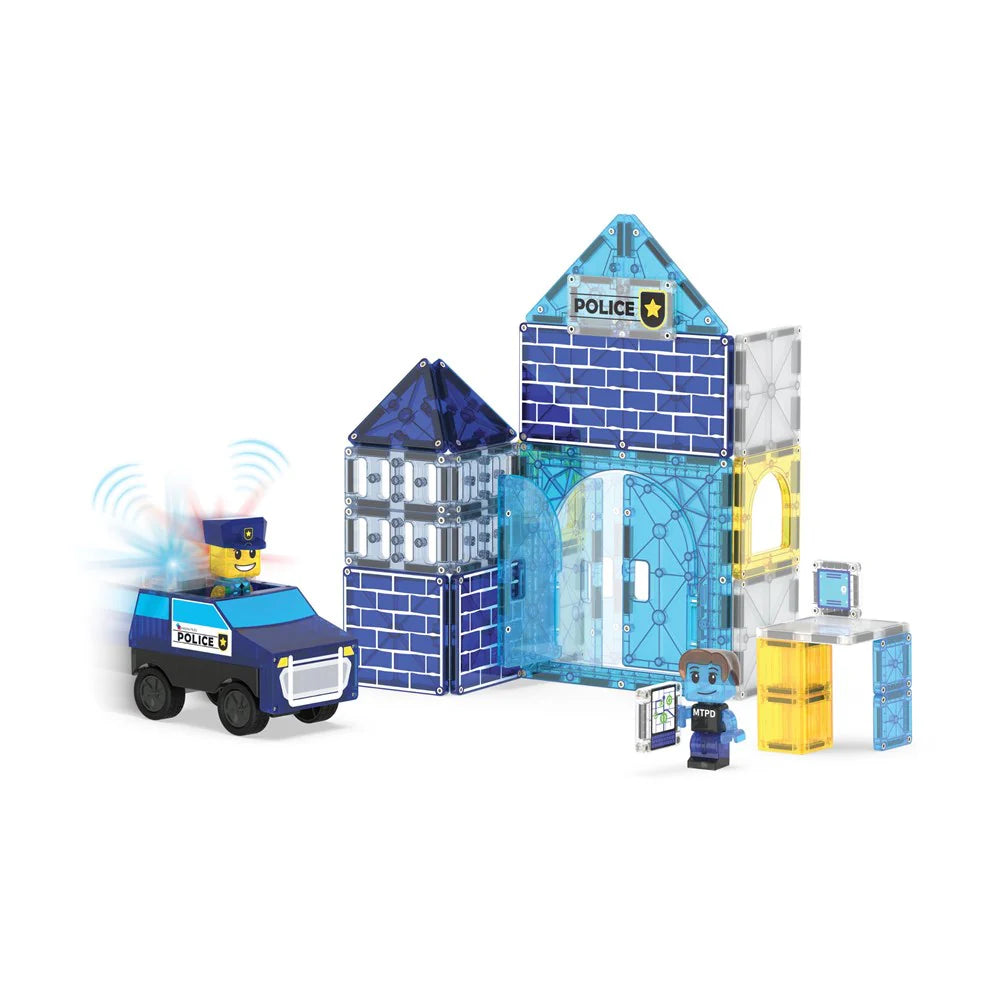 Police Station 35pc Set - Magna Tiles