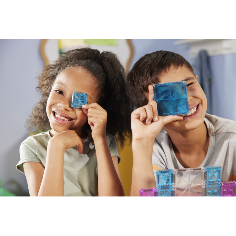 MicroMAGS Travel Deluxe 55 pc Set - Magna Tiles