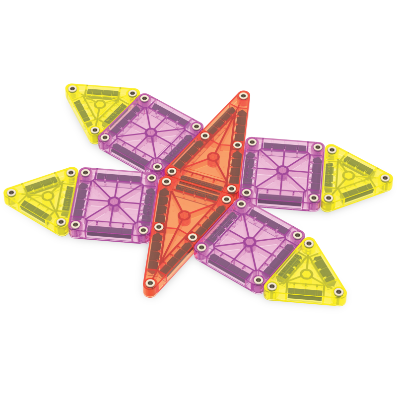 MicroMAGS Travel Deluxe 55 pc Set - Magna Tiles