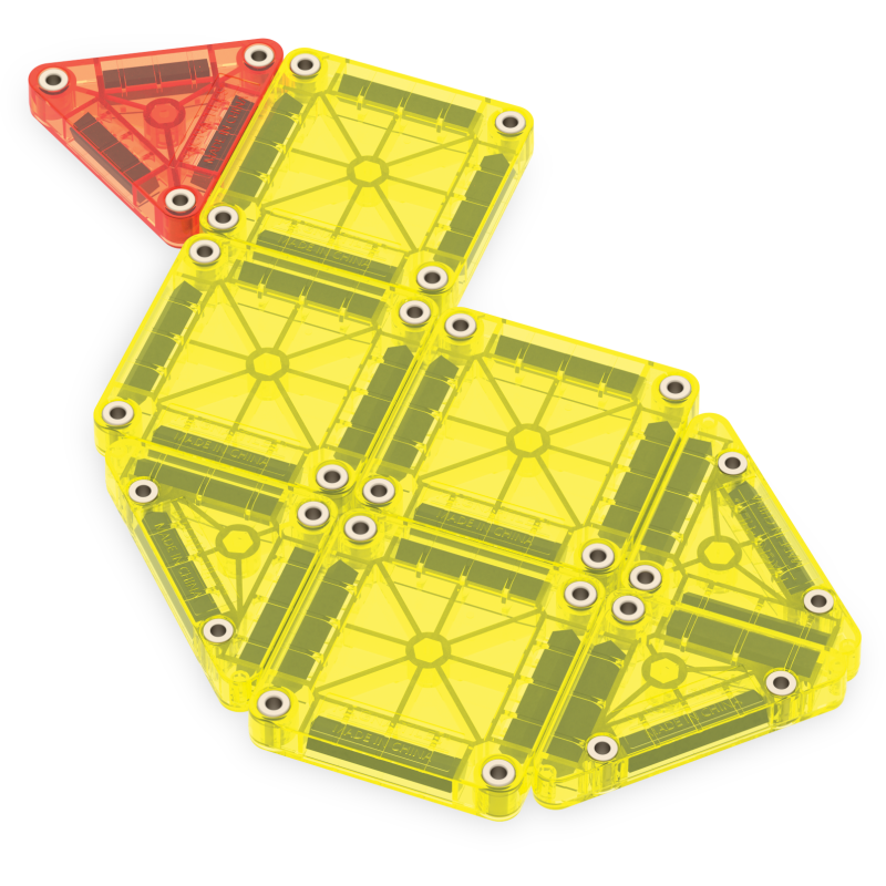 MicroMAGS Travel Deluxe 55 pc Set - Magna Tiles