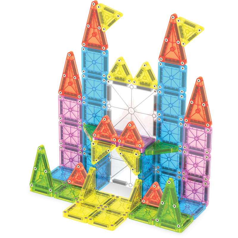MicroMAGS Travel Deluxe 55 pc Set - Magna Tiles