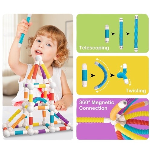 Magnetic Flexi Tubes 26pc