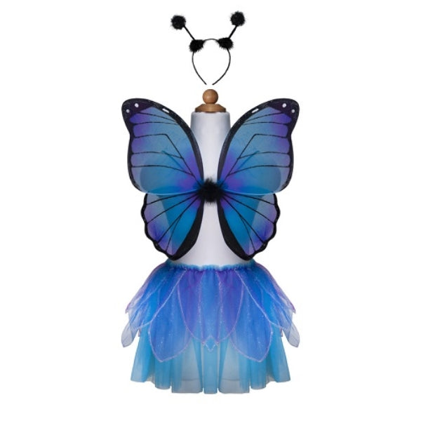 Midnight Butterfly Tutu with wings and headband - Great Pretenders