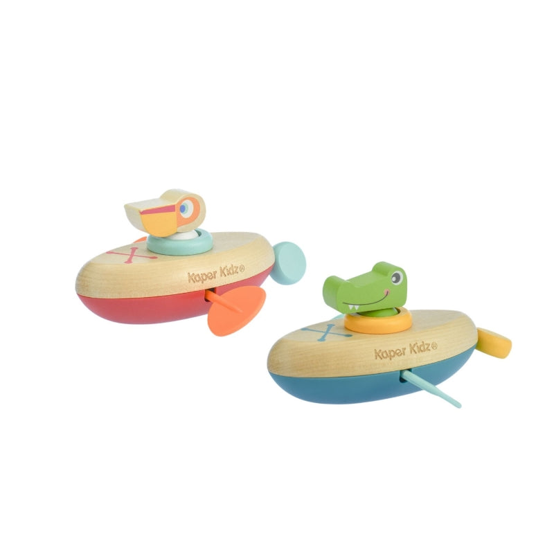 Animal Canoe Pull String Bath Toy - Kaper Kids