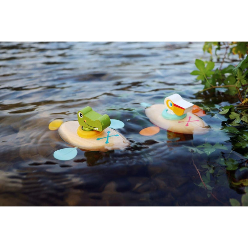 Animal Canoe Pull String Bath Toy - Kaper Kids