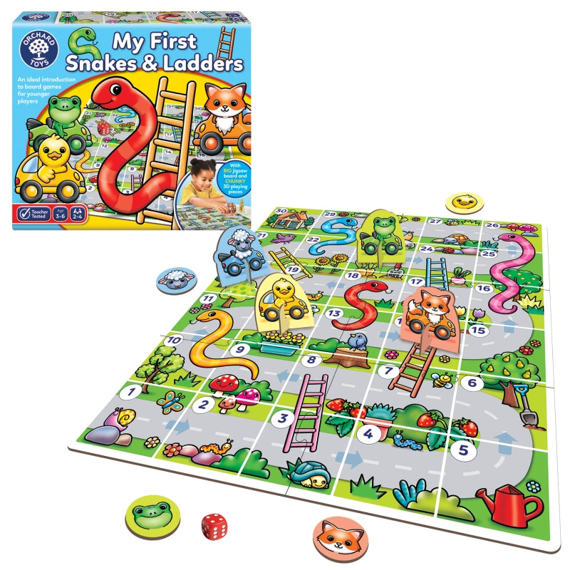 My First Snakes and Ladders - Orchard Toys