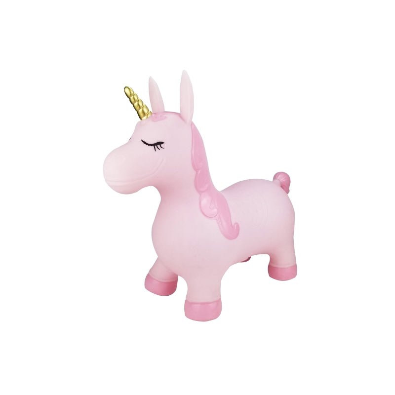 Pearl Pink Unicorn Bouncy Rider - Kaper Kids