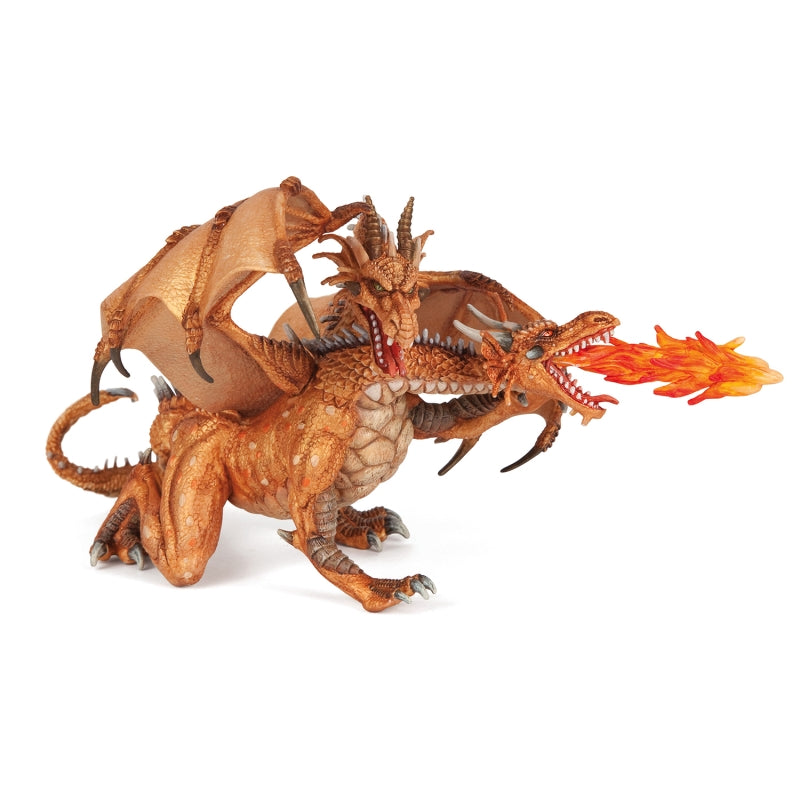 Gold Two Headed Dragon - Papo