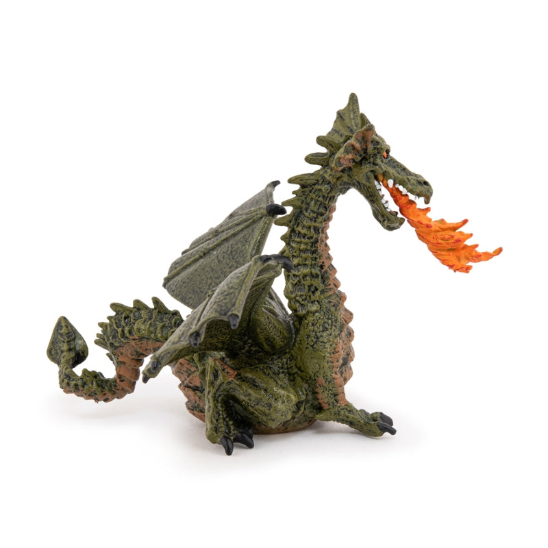 Green Winged Dragon with Flame - Papo