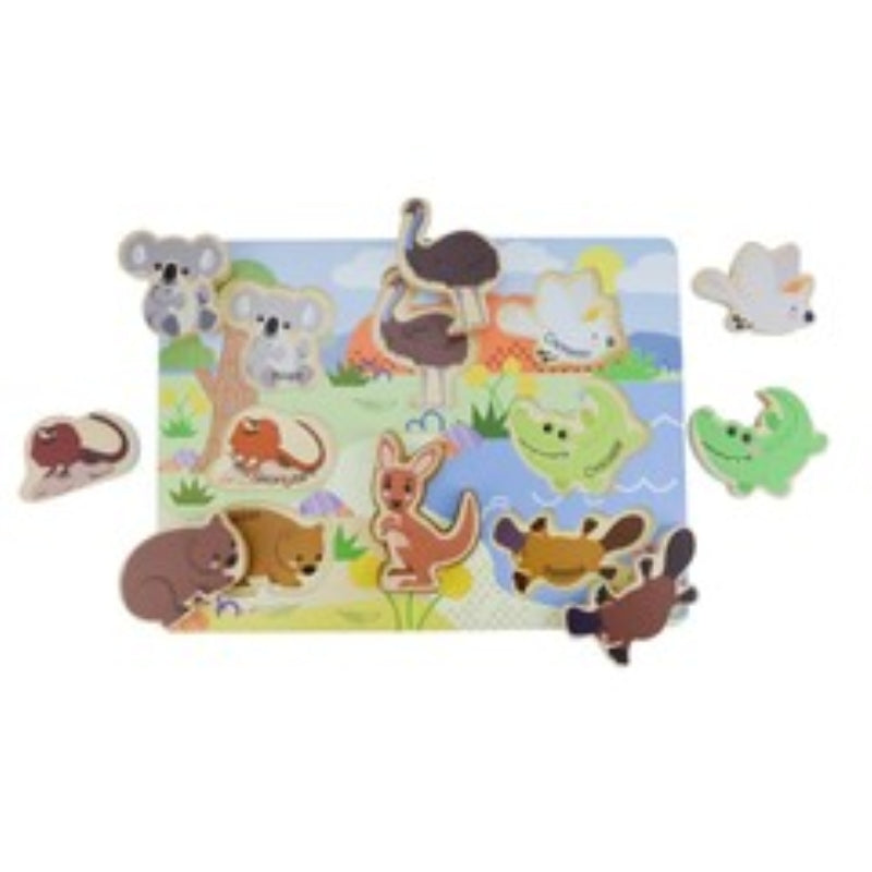 Wooden Chunky Australian Animal Puzzle - Koala Dream