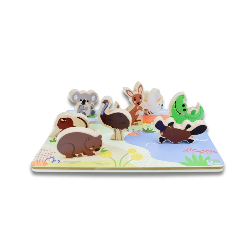 Wooden Chunky Australian Animal Puzzle - Koala Dream