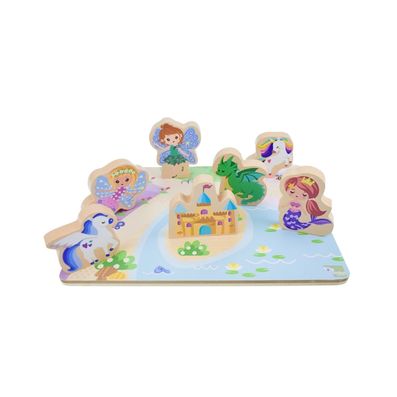 Wooden Chunky Fantasy Fairytale Puzzle - Koala Dream