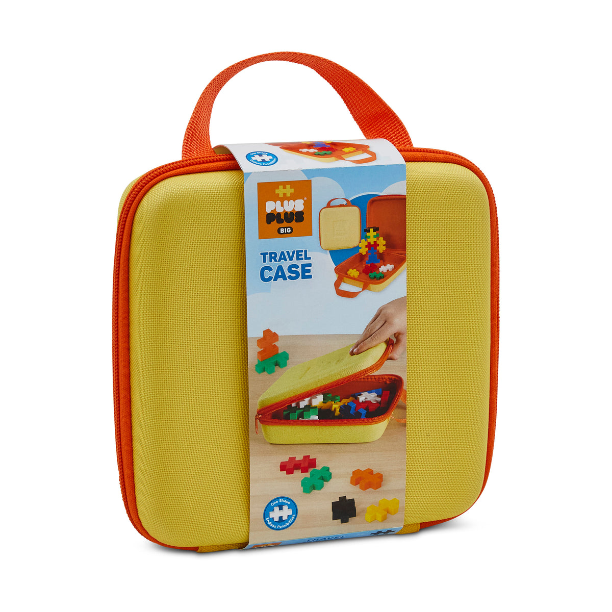 Travel Case Yellow BIG 15 pcs - Plus Plus