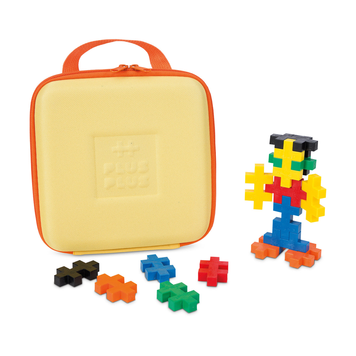 Travel Case Yellow BIG 15 pcs - Plus Plus