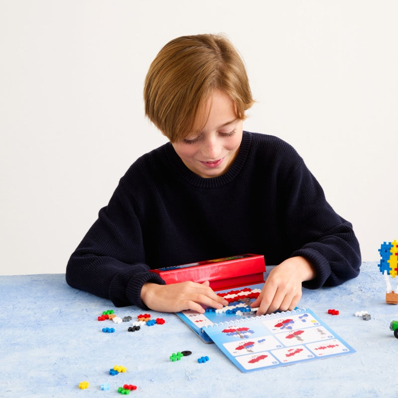Transportation Puzzle by Number Activity Pad - Plus Plus