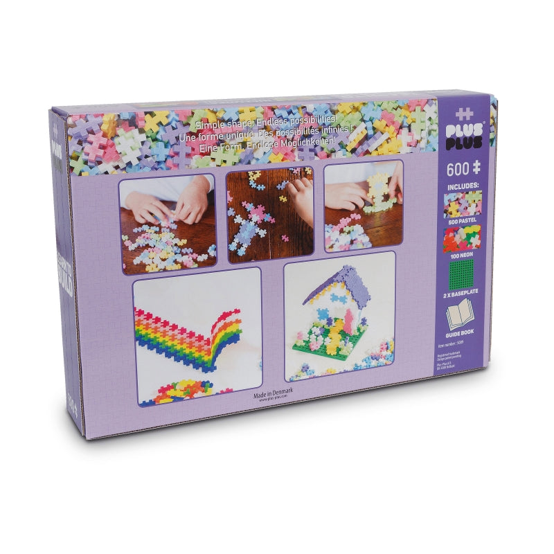 Learn to Build Blocks Pastel 600pcs - Plus Plus