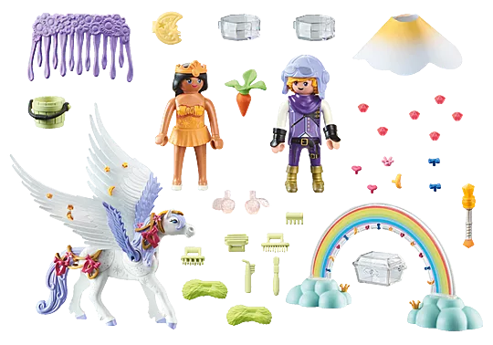 Pegasus with Rainbow in the Cloud - Playmobil